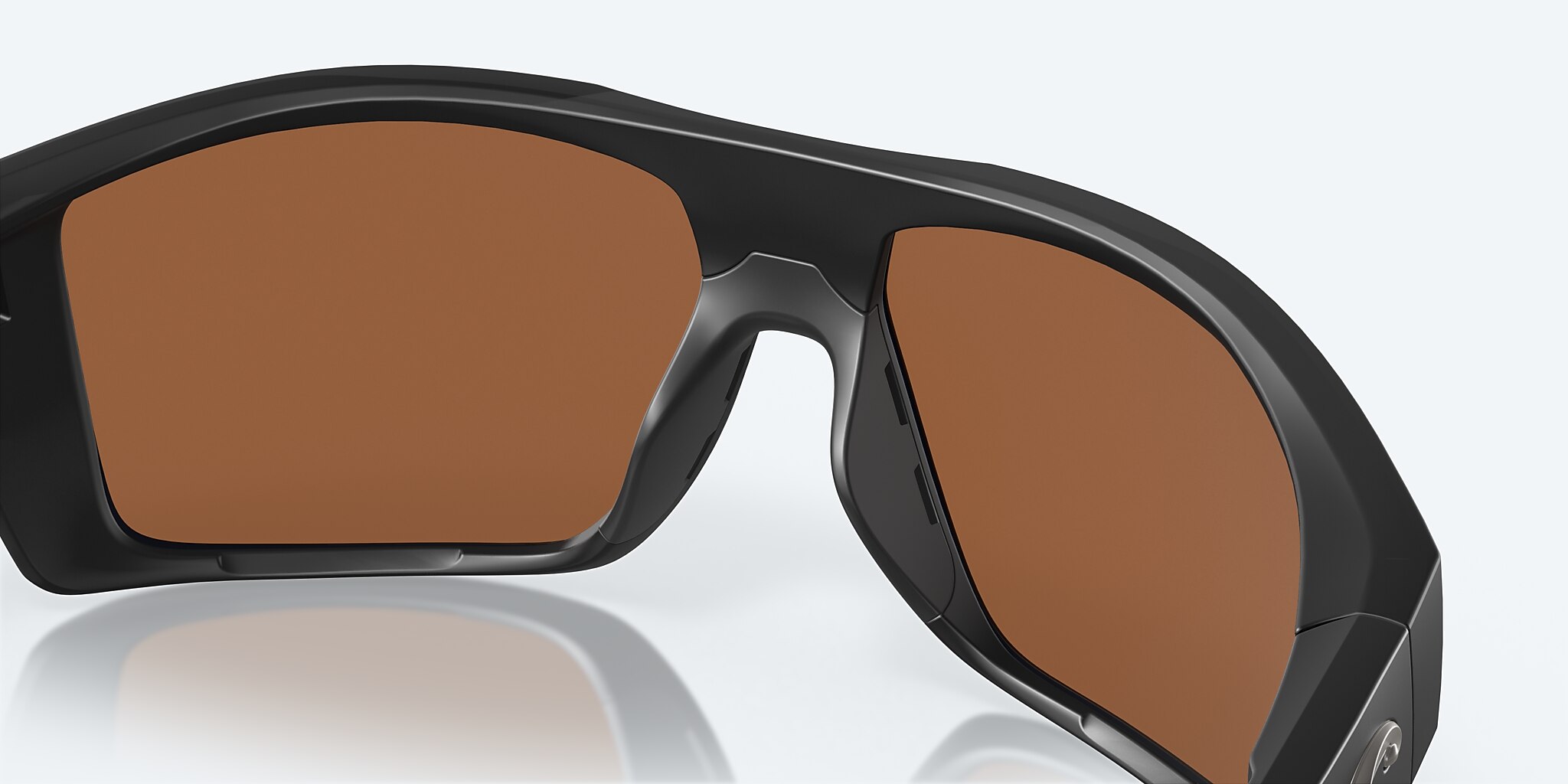 Lentes de Sol Costa Diego XL (62-14) con Cobre y Plateado Espejado lente y Negro Mate montura Imagen 8 de 8