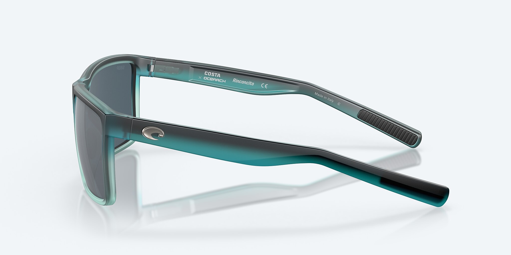 Lunettes de soleil Costa Ocearch® Rinconcito M (60-12) avec Gris argenté verre et Dégradé océan mat Ocearch monture Image 3 de 8