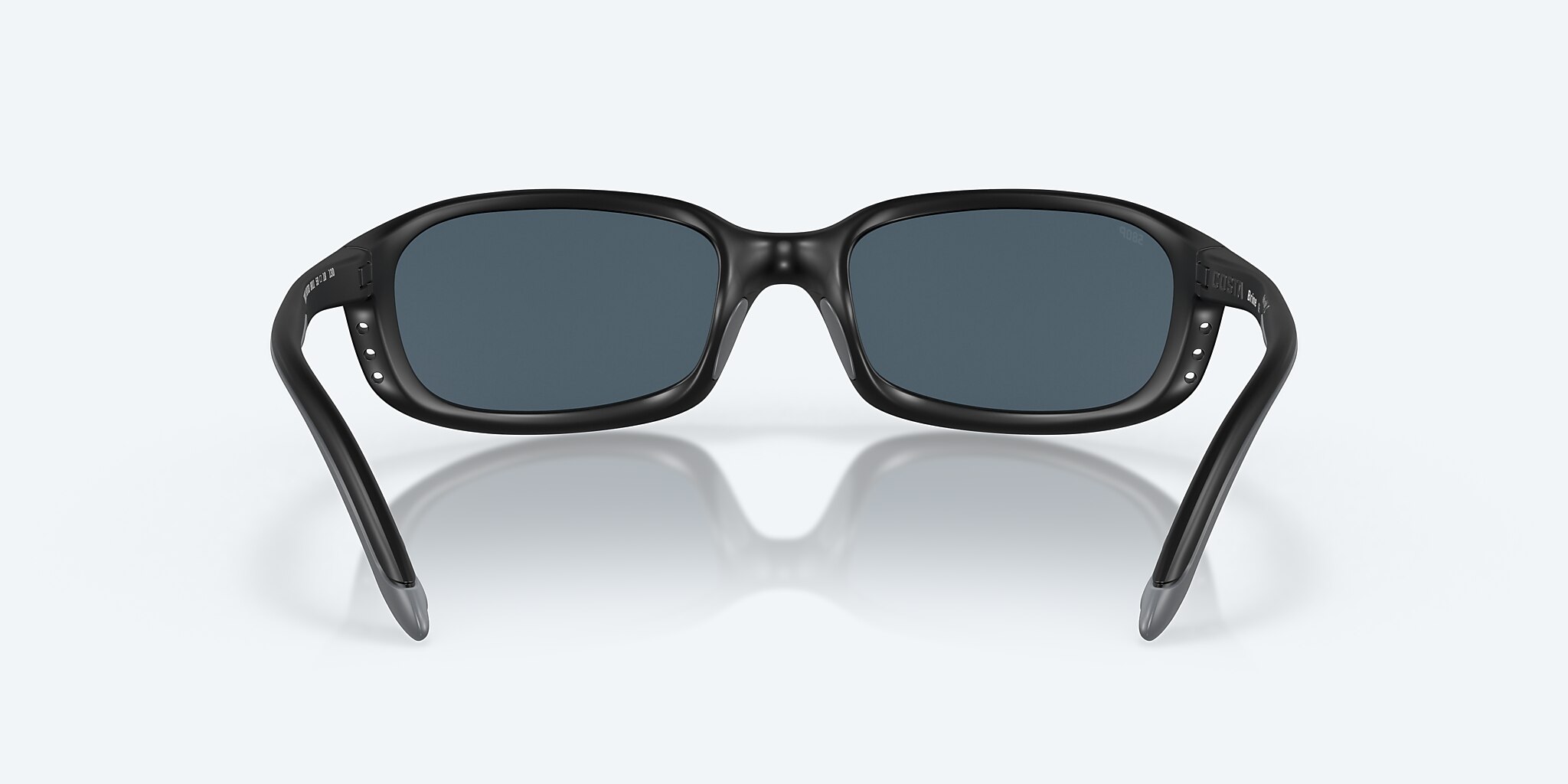 Sunglasses Costa Brine S (59-18) with Gray lens and Matte Black frame Image 4 of 7