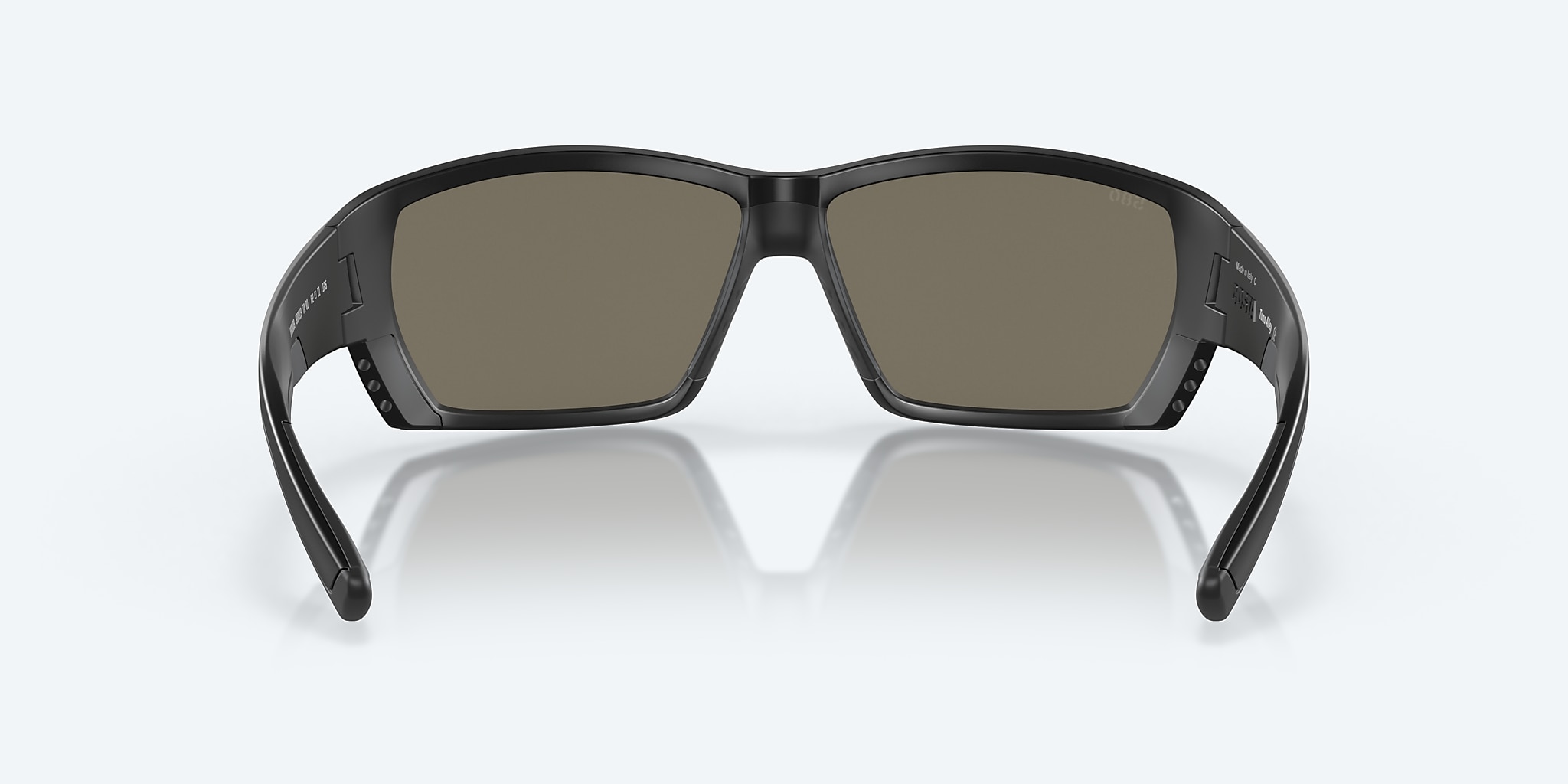 Sunglasses Costa Tuna Alley XL (62-11) with Blue Mirror lens and Blackout frame Image 4 of 7