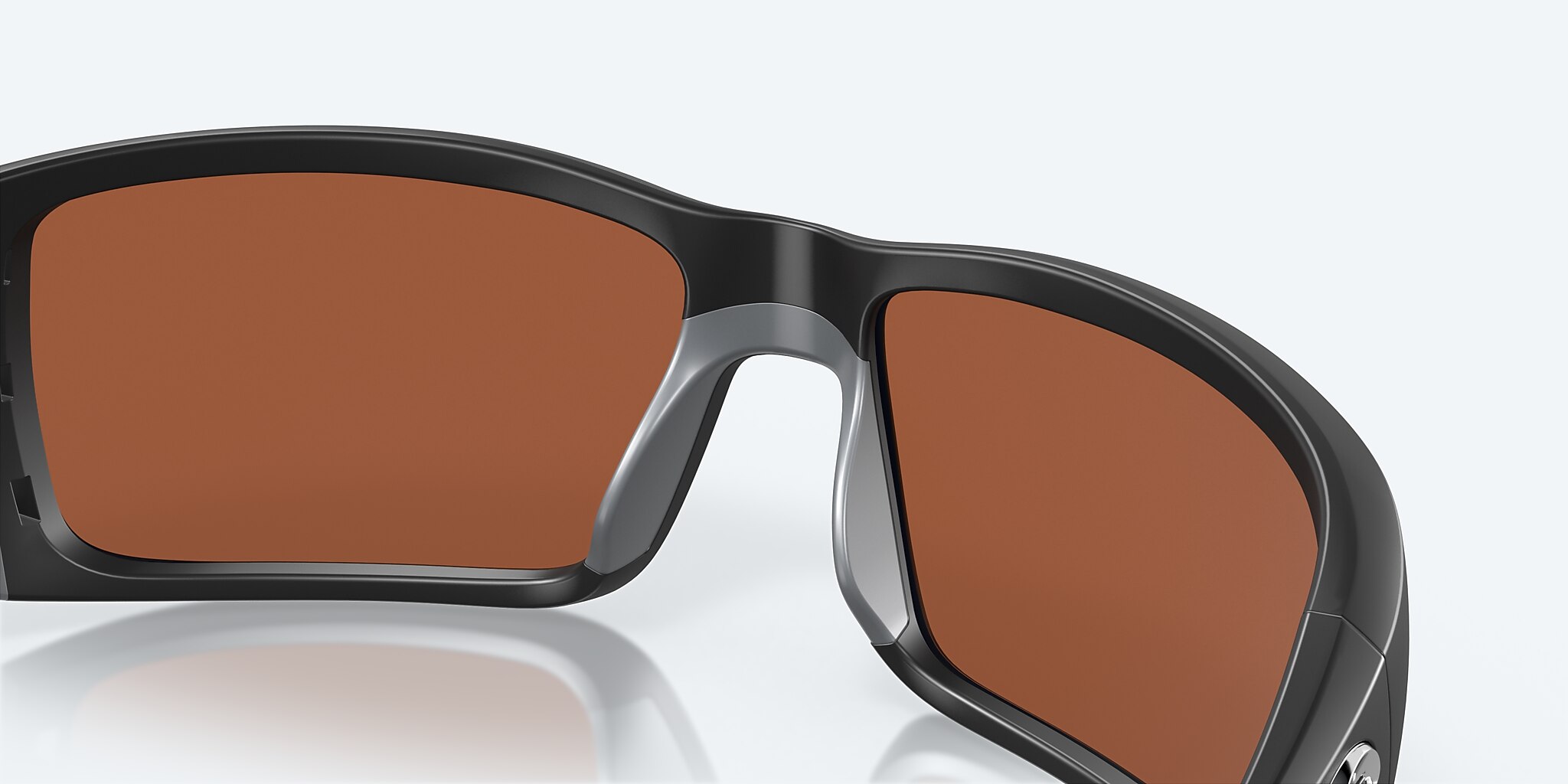Sunglasses Costa Permit XL (63-16) with Green Mirror lens and Matte Black frame Image 7 of 7