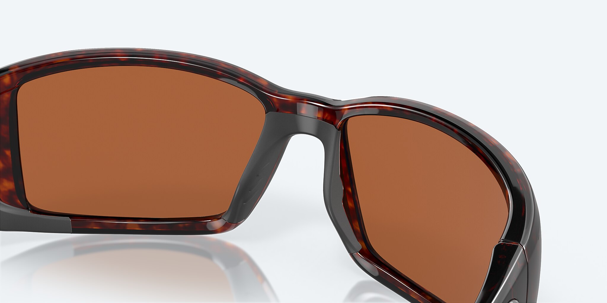 Sunglasses Costa Blackfin L (62-17) with Green Mirror lens and Tortoise frame Image 7 of 7