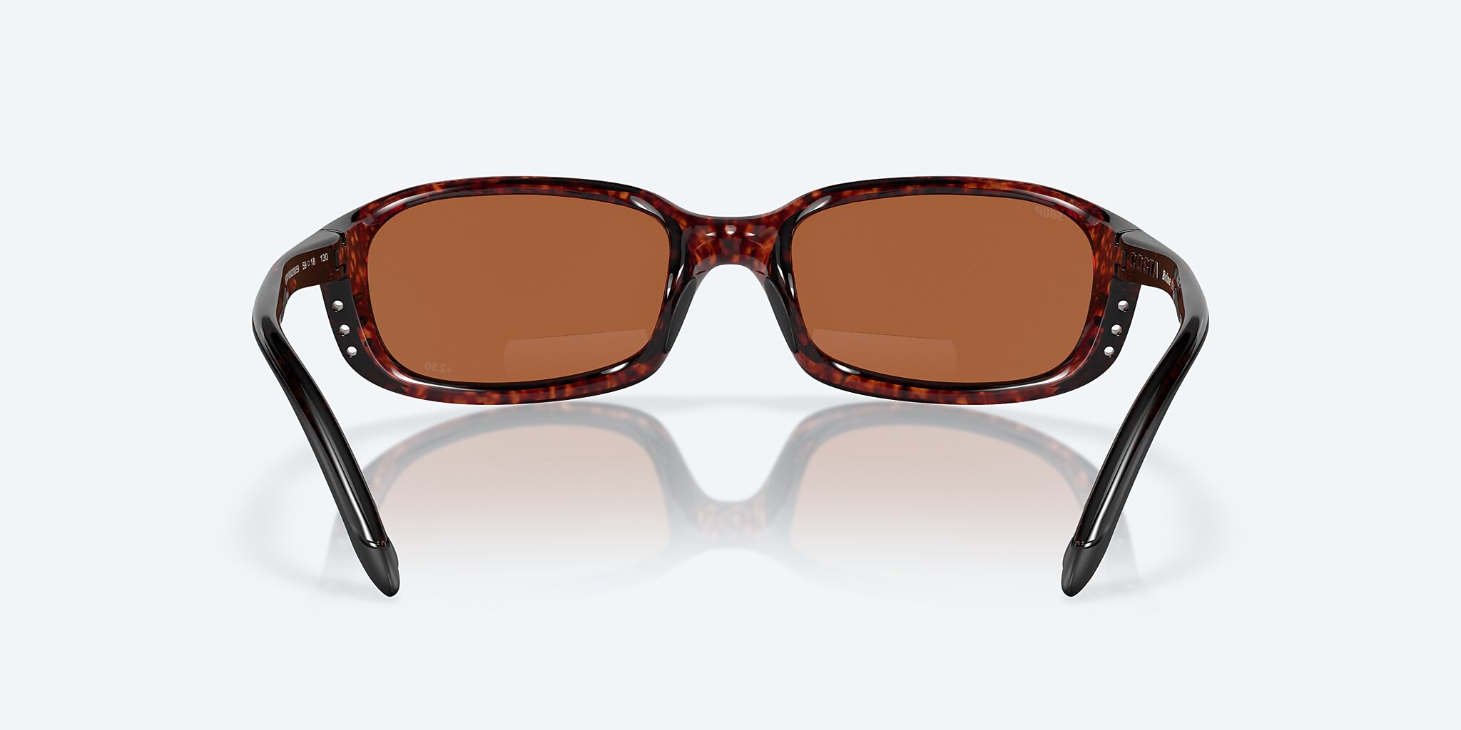 Readers Costa Brine Readers M (59-18) with Green Mirror lens and Tortoise frame Image 4 of 7