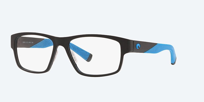 Lentes de Vista Costa Ocean Ridge 301 L (54-16) con Micas de Demostración lente y Negro Mate/Goma Azul montura Imagen 1 de 4