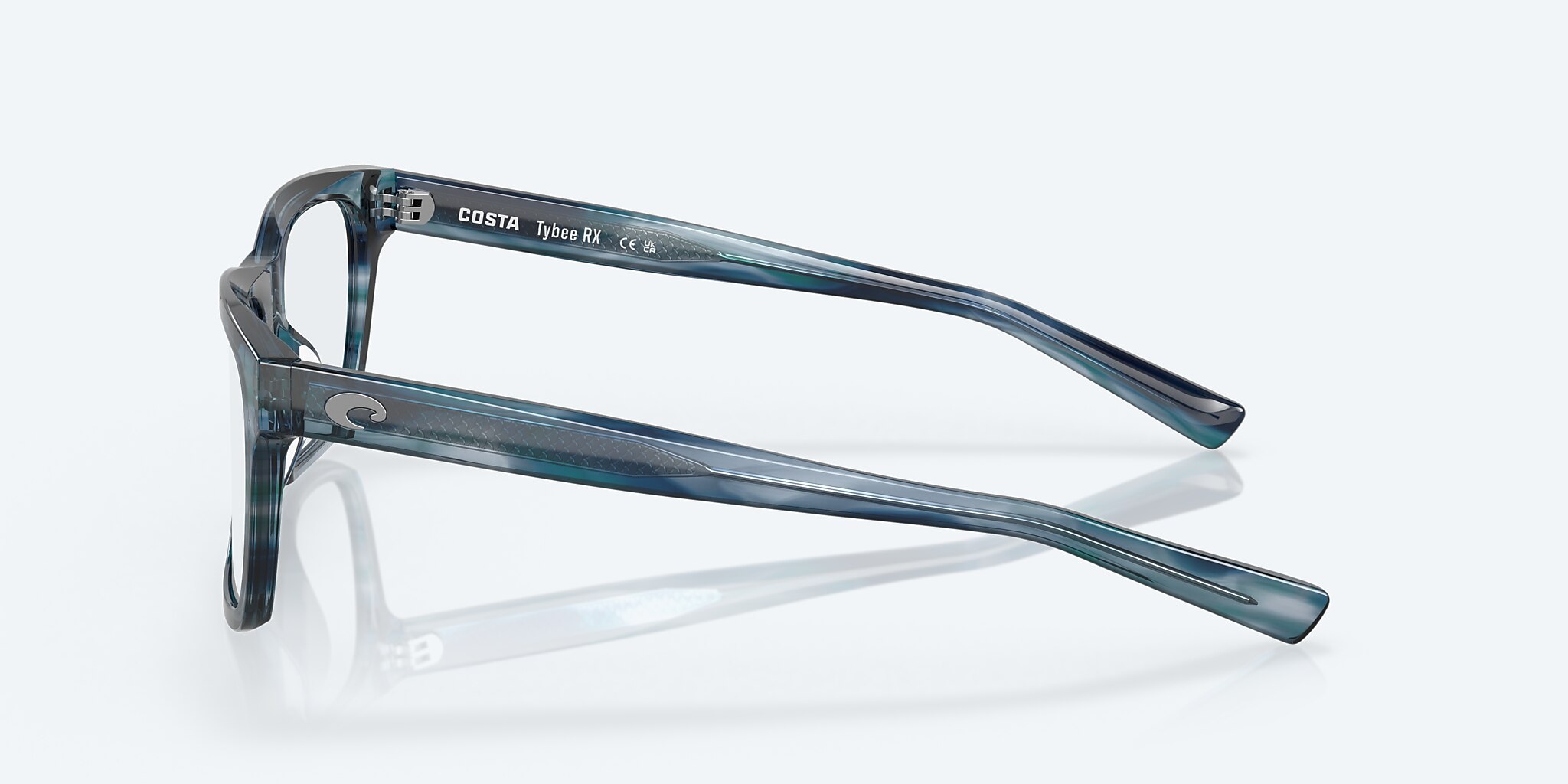 Eyeglasses Costa Tybee RX M (55-20) with Demo Lens lens and Ocean Currents frame Image 3 of 7