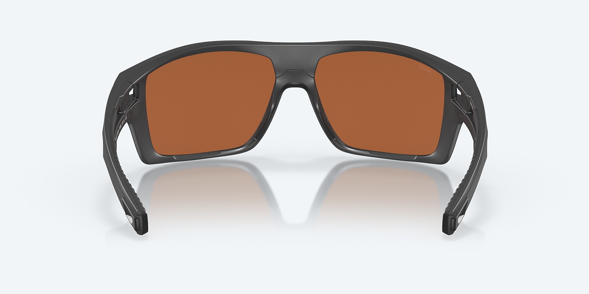 Lunettes de soleil Costa Diego XL (62-14) avec Effet miroir Vert verre et Gris mat monture Image 4 de 7