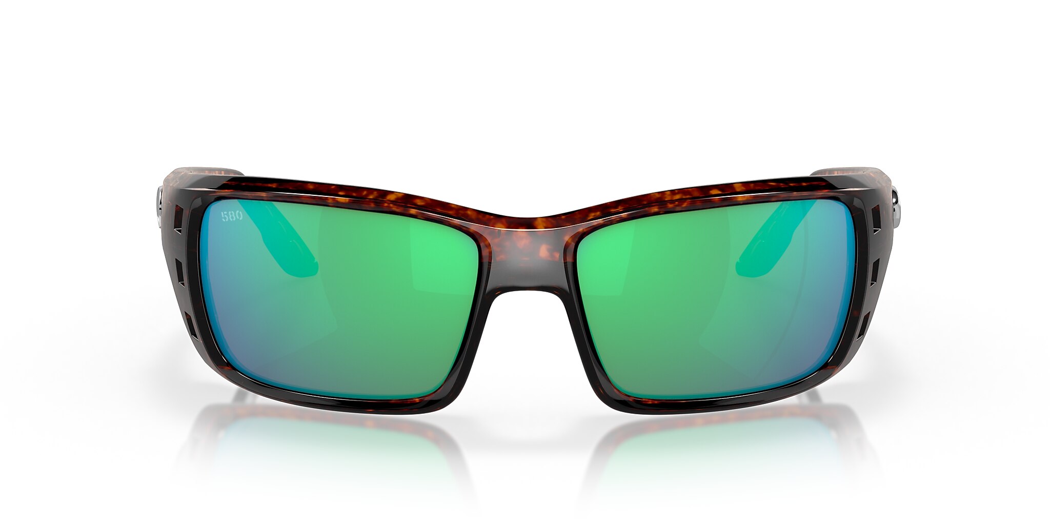 Costa Permit XL (63-16) with Green Mirror lenses and Tortoise