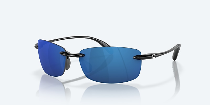 Sunglasses Costa Ballast M (60-15) with Blue Mirror lens and Shiny Black frame Image 1 of 7