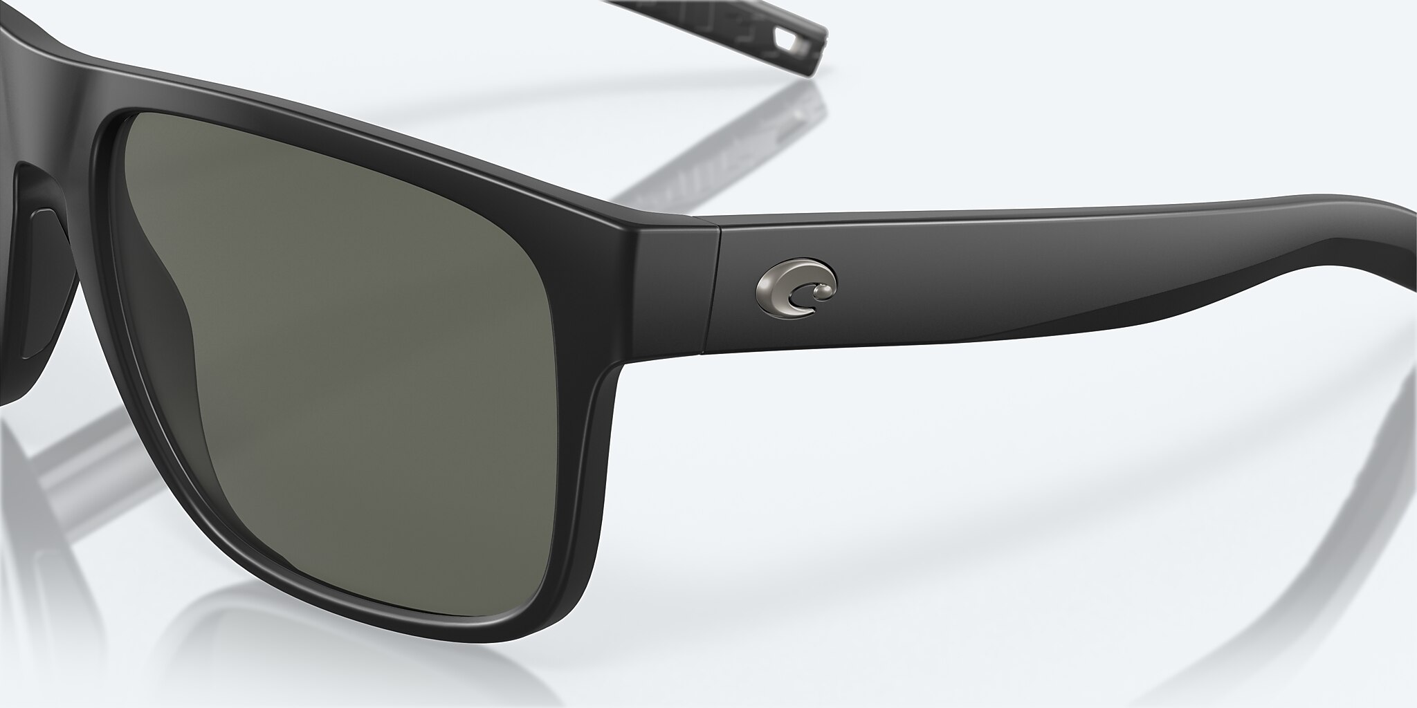 Sunglasses Costa Spearo XL XXL (59-17) with Gray lens and Matte Black frame Image 6 of 7