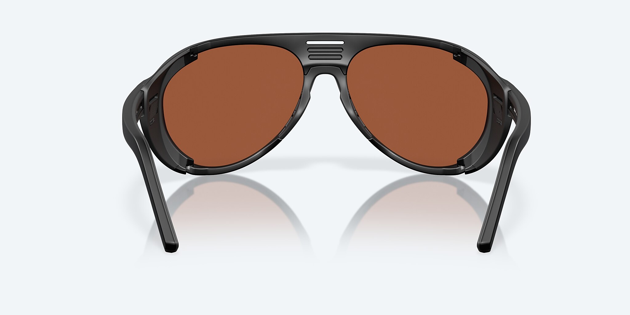 Sunglasses Costa Grand Catalina XL (59-15) with Green Mirror lens and Matte Black frame Image 4 of 7
