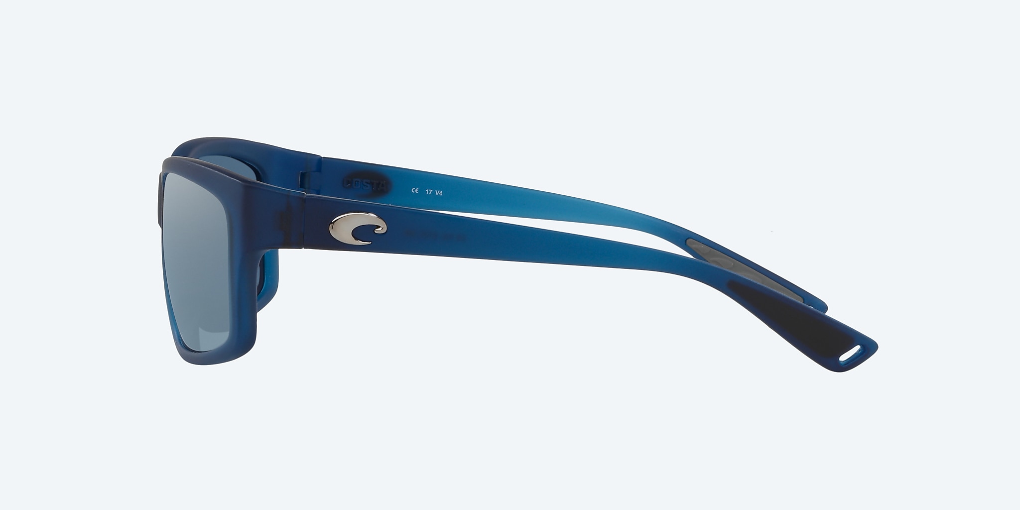 Lunettes de soleil Costa Cut L (60-10) avec Gris argenté verre et Bleu atlantique mat monture Image 3 de 4