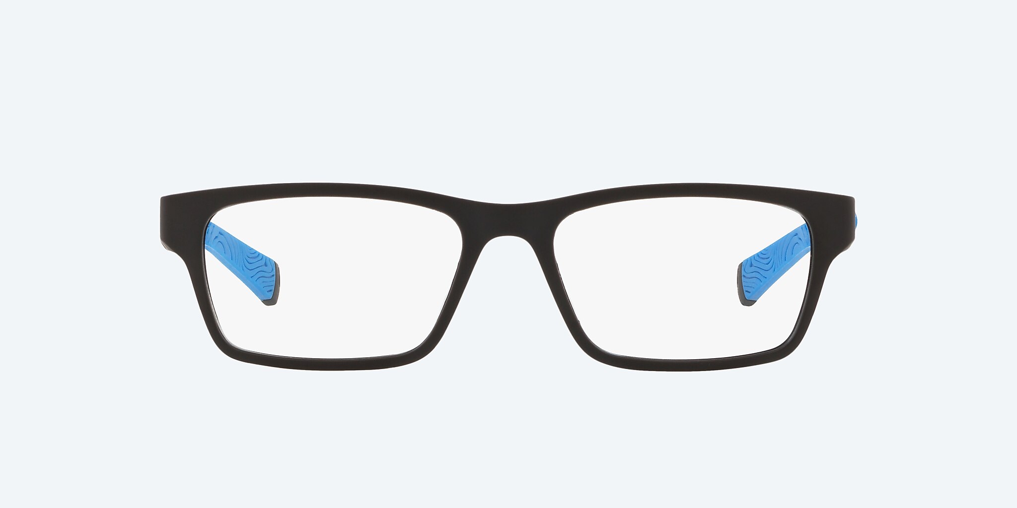 Eyeglasses Costa Ocean Ridge 310 M (53-17) with Demo Lens lens and Matte Black/Blue Rubber frame Image 2 of 4