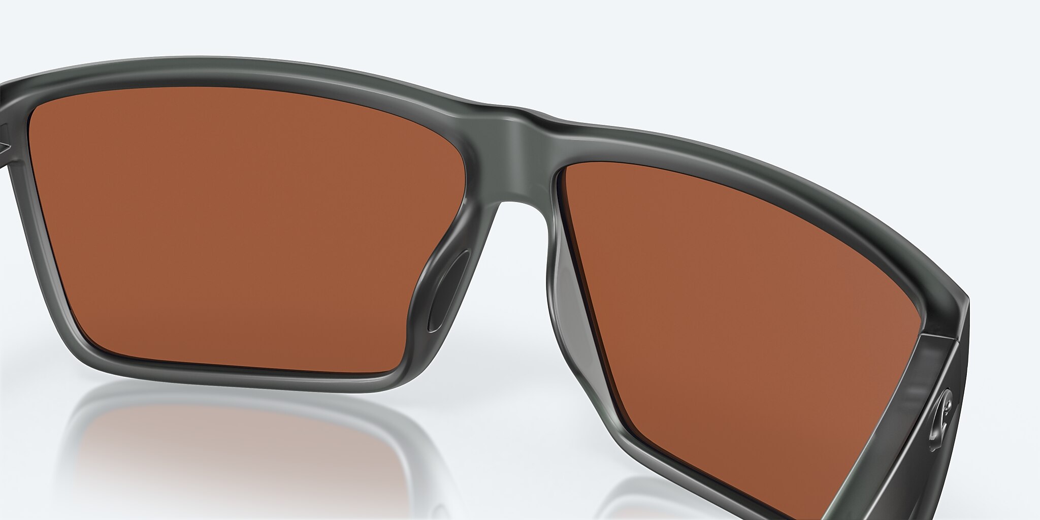 Sunglasses Costa Rincon L (63-11) with Green Mirror lens and Matte Smoke Crystal frame Image 7 of 7