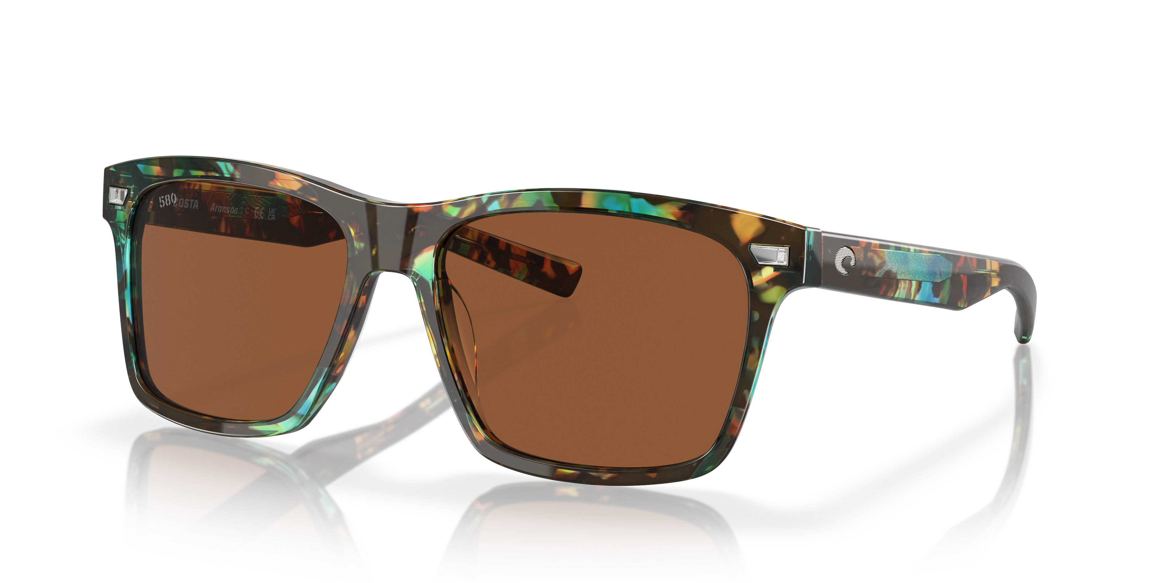 Costa Aransas L (58-16) with Copper lenses and Shiny Ocean