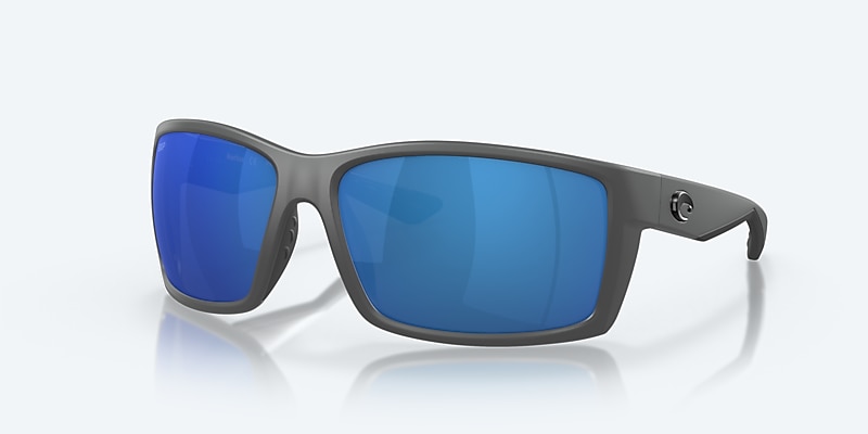 Sunglasses Costa Reefton XL (64-15) with Blue Mirror lens and Matte Gray frame Image 1 of 7