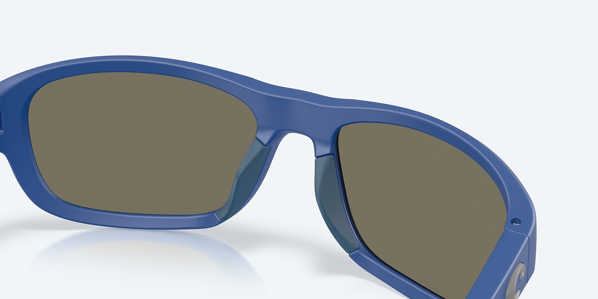 Sunglasses Costa Clipperton M (58-18) with Blue Mirror lens and Matte Chesapeake Blue frame Image 7 of 7