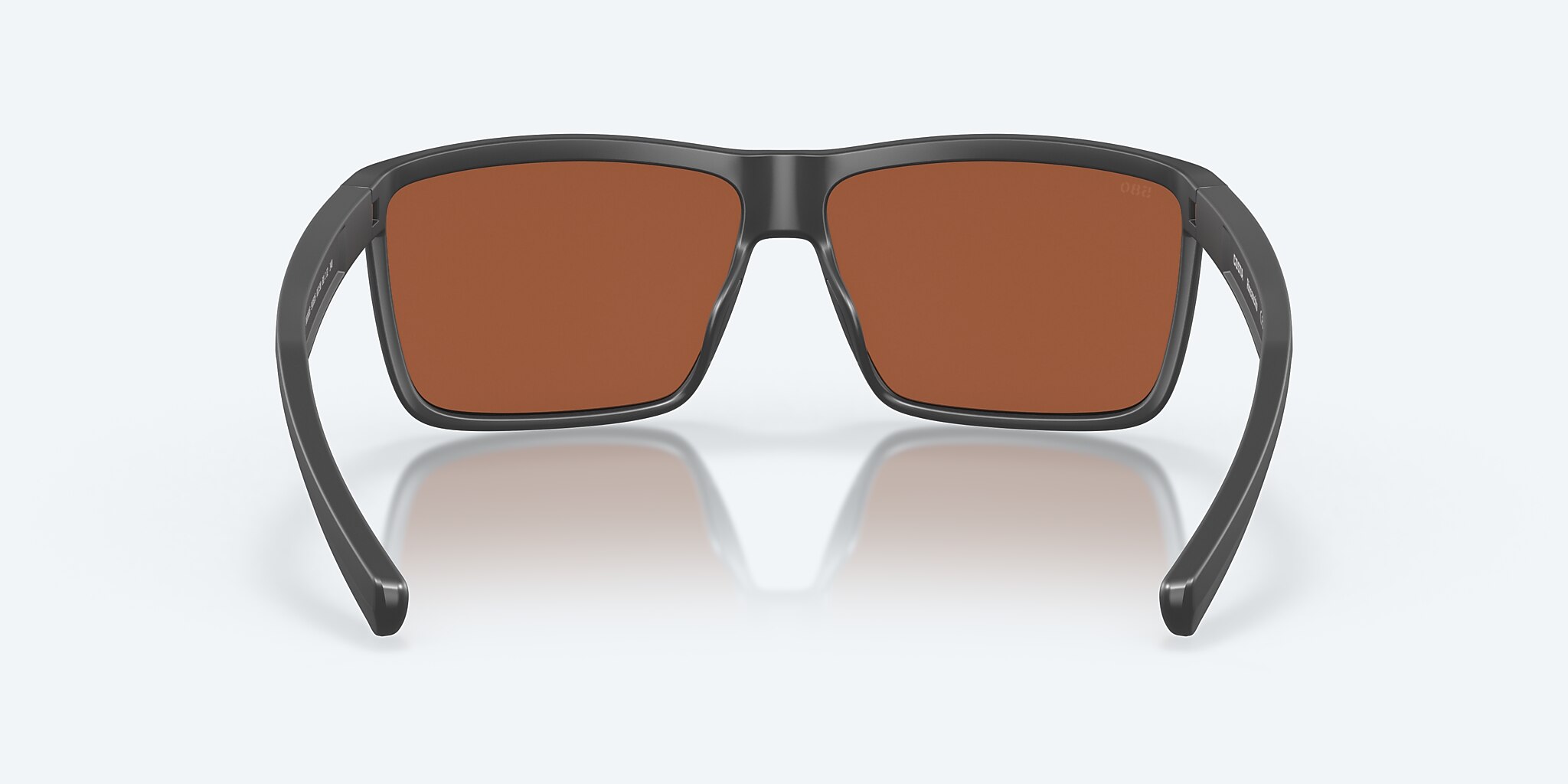 Sunglasses Costa Rinconcito M (60-12) with Green Mirror lens and Matte Gray frame Image 4 of 8