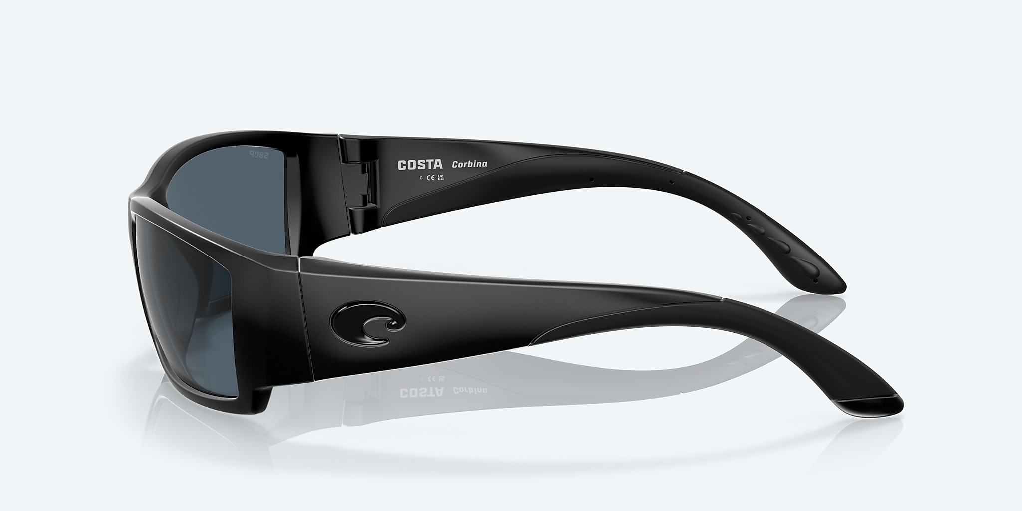 Sunglasses Costa Corbina L (61-18) with Gray lens and Blackout frame Image 3 of 7