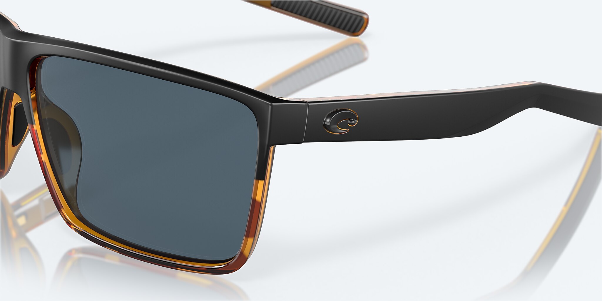 Sunglasses Costa Rincon L (63-11) with Gray lens and Black/Shiny Tortoise frame Image 6 of 7