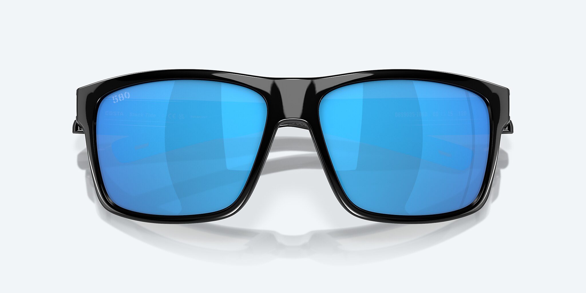 Lentes de Sol Costa Slack Tide XL (60-15) con Azul Espejeado lente y Negro Brillante montura Imagen 5 de 7