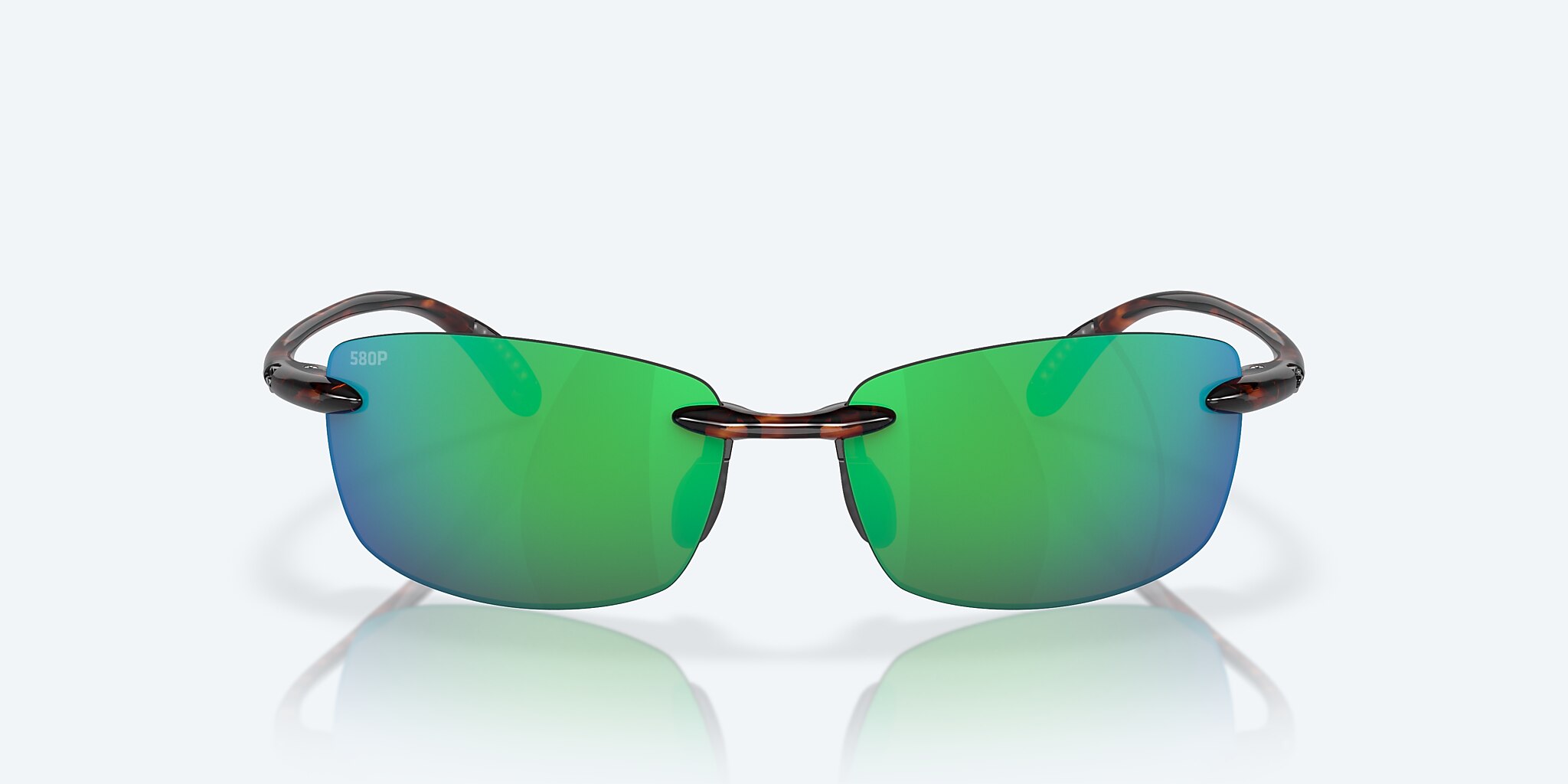 Sunglasses Costa Ballast M (60-15) with Green Mirror lens and Tortoise frame Image 2 of 7