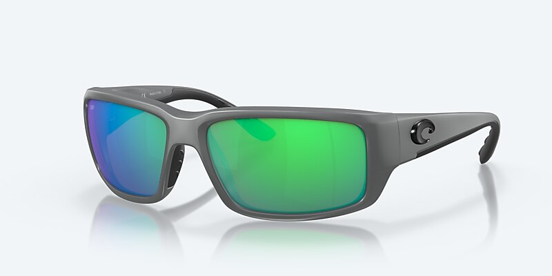 Sunglasses Costa Fantail M (59-14) with Green Mirror lens and Matte Gray frame Image 1 of 7