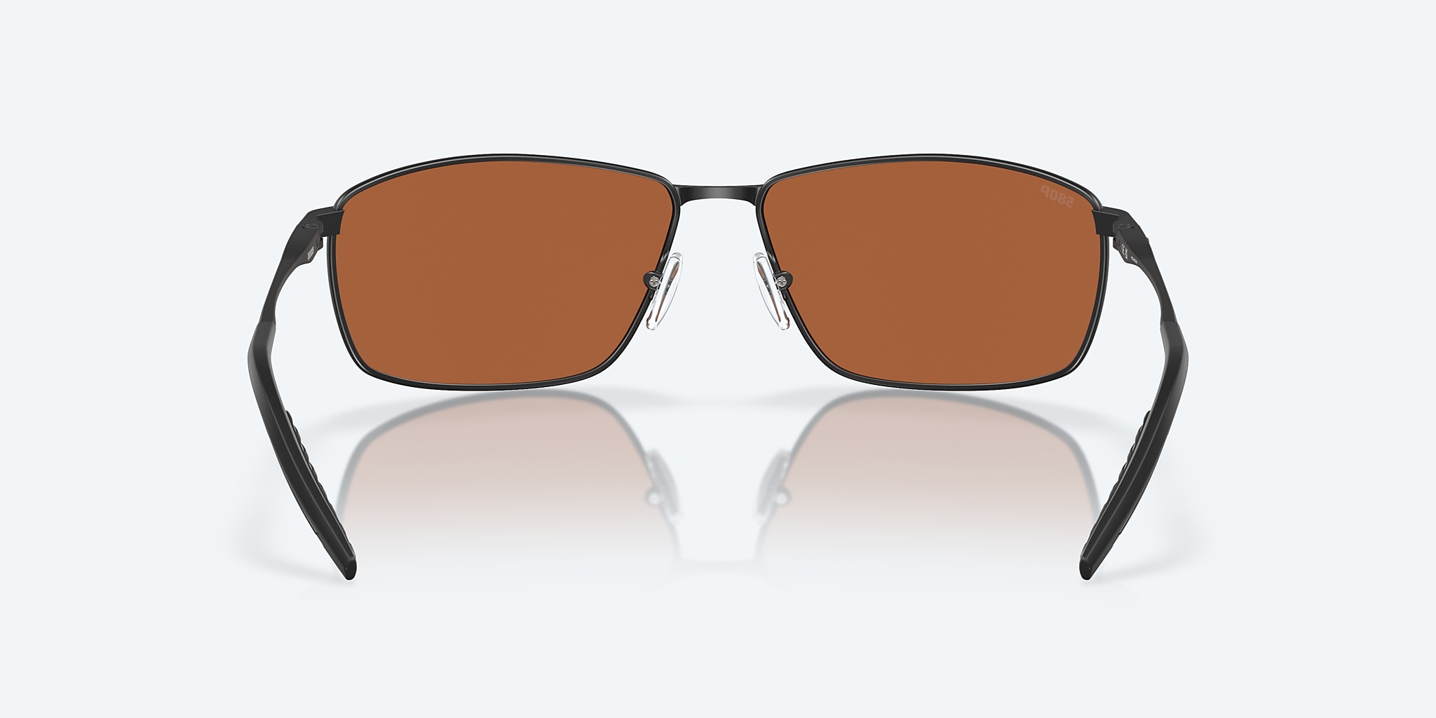 Sunglasses Costa Turret L (63-15) with Green Mirror lens and Matte Black frame Image 4 of 7