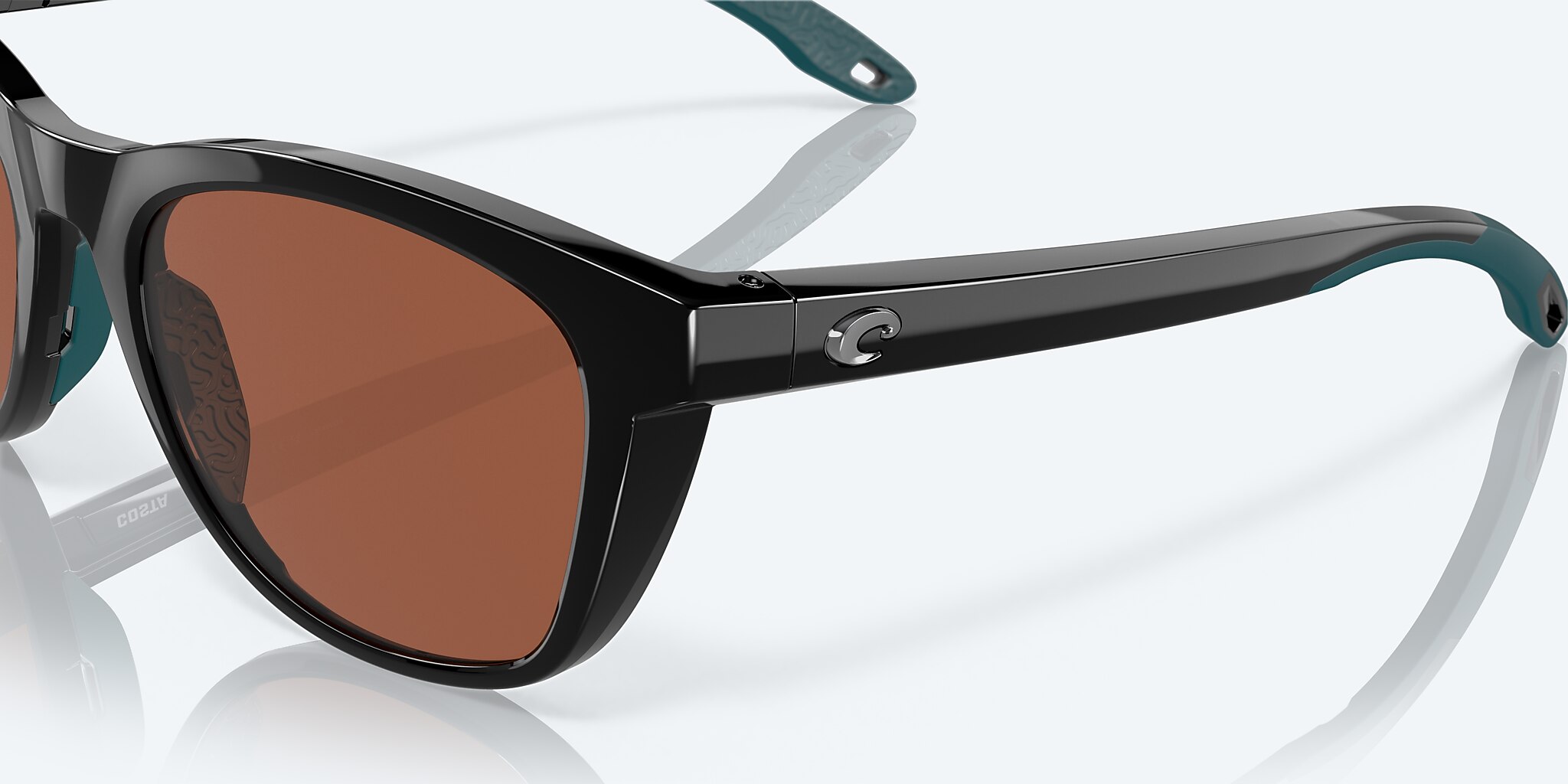Sunglasses Costa Aleta L (54-19) with Copper lens and Black frame Image 6 of 7