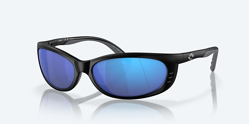 Lentes de Sol Costa Fathom L (61-16) con Azul Espejeado lente y Negro Mate montura Imagen 1 de 7