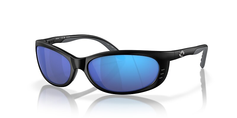 Costa Fathom L (61-16) with Blue Mirror lenses and Matte Black