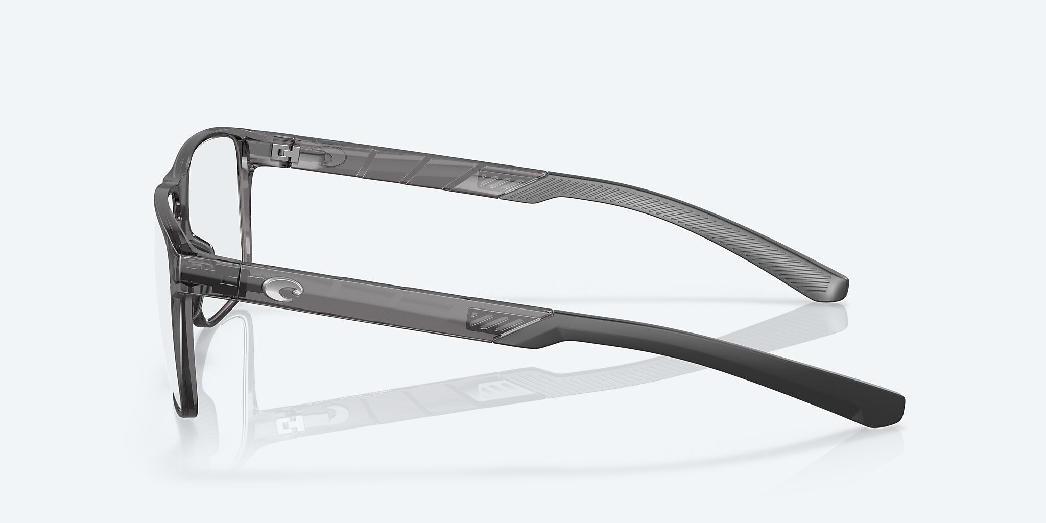 Eyeglasses Costa Ocean Ridge 700 S (53-14) with Demo Lens lens and Grey Crystal frame Image 3 of 7