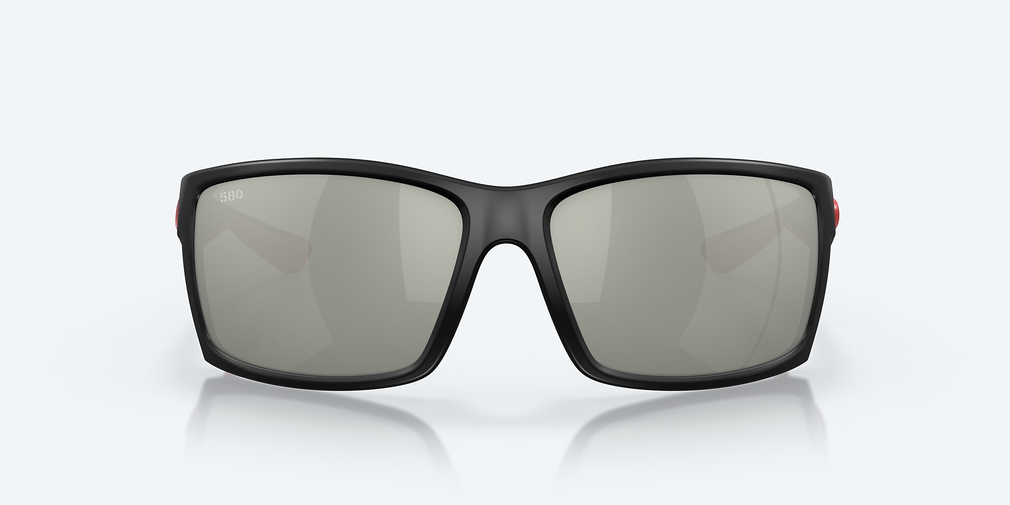 Lunettes de soleil Costa Reefton XL (64-15) avec Gris argenté verre et Noir raz monture Image 2 de 7