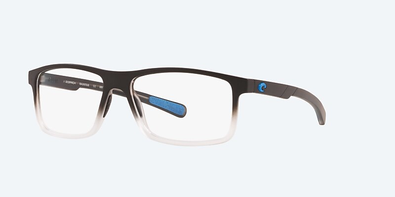 Eyeglasses Costa Ocean Ridge 100 M (57-15) with Demo Lens lens and Matte Black Fade frame Image 1 of 4