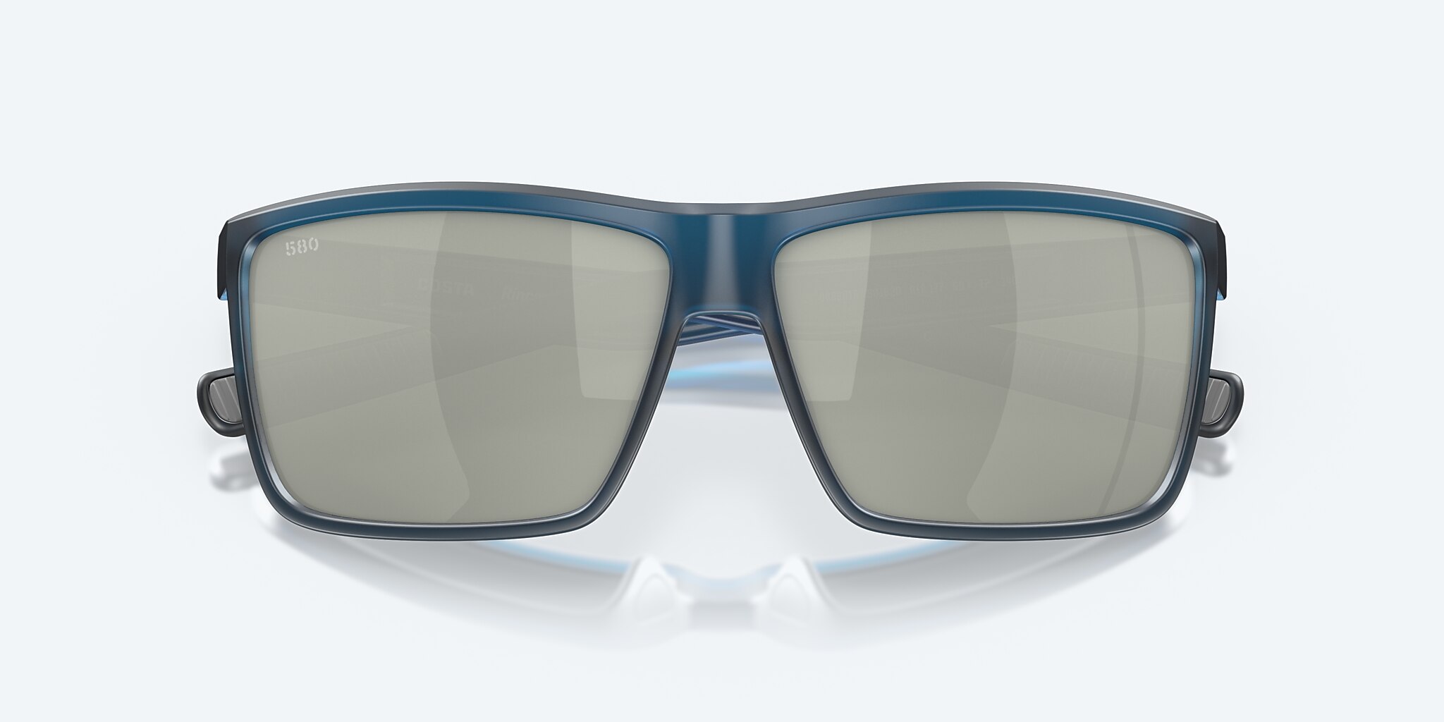 Sunglasses Costa Rinconcito M (60-12) with Gray Silver Mirror lens and Matte Atlantic Blue frame Image 5 of 8