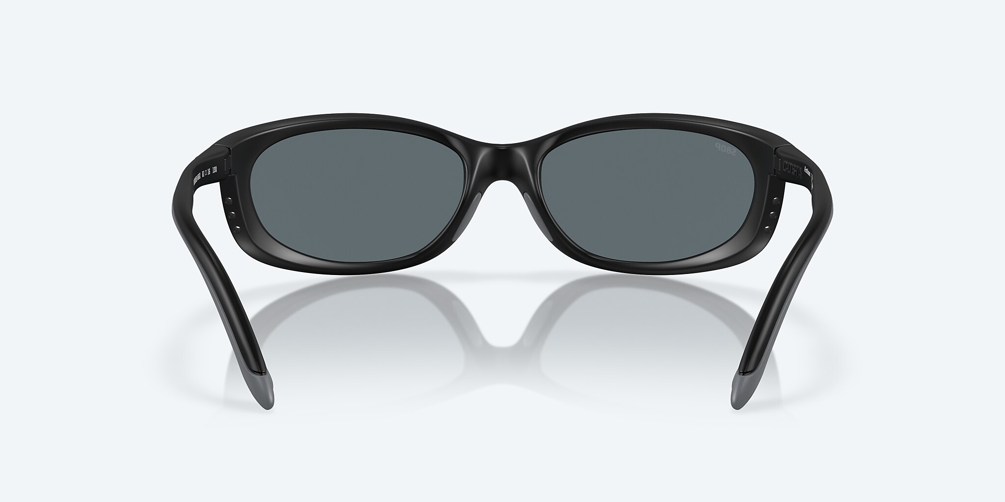 Sunglasses Costa Fathom L (61-16) with Blue Mirror lens and Matte Black frame Image 4 of 7