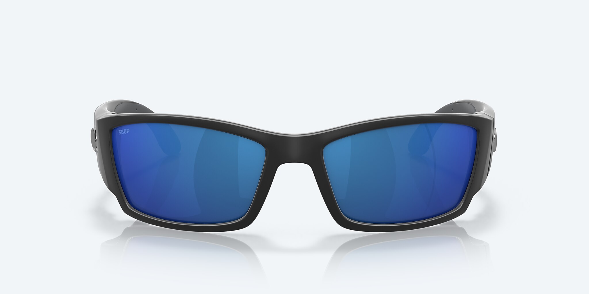 Sunglasses Costa Corbina L (61-18) with Blue Mirror lens and Matte Black frame Image 2 of 7