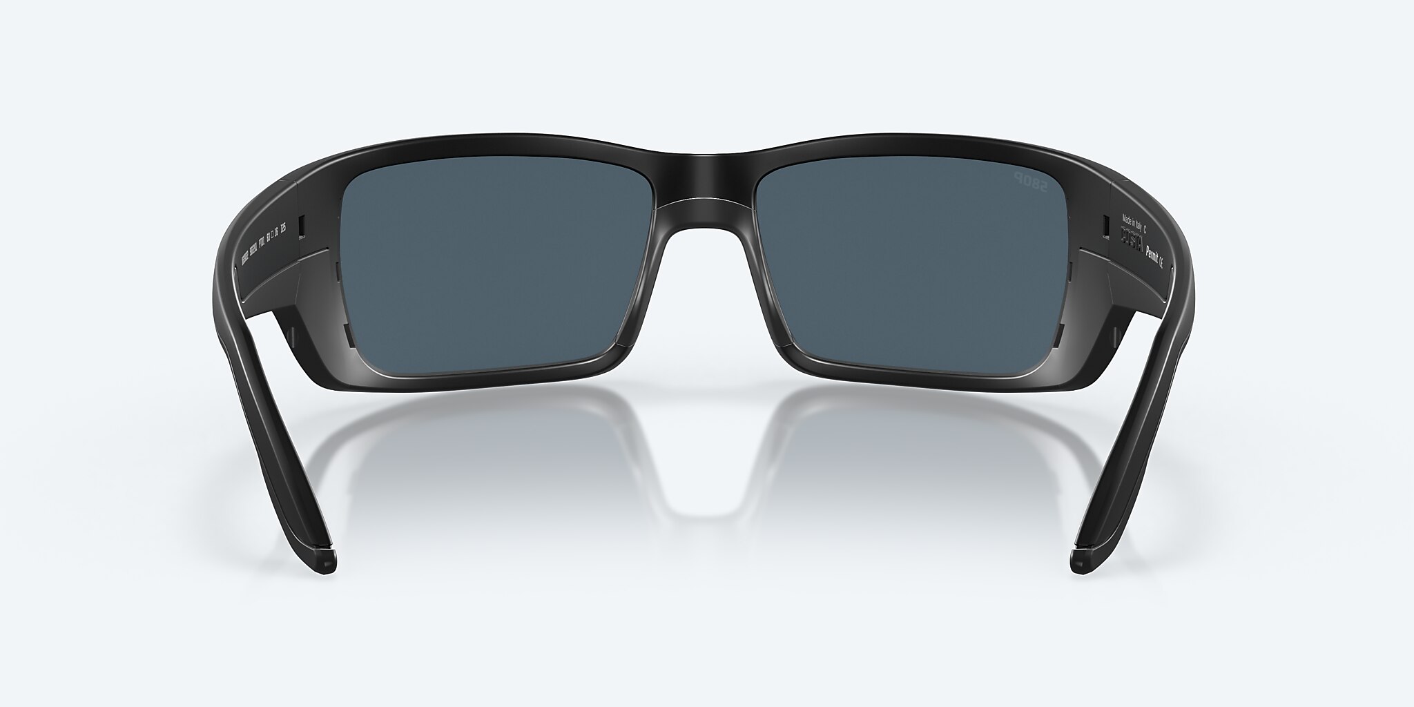 Sunglasses Costa Permit XL (63-16) with Gray lens and Blackout frame Image 4 of 7