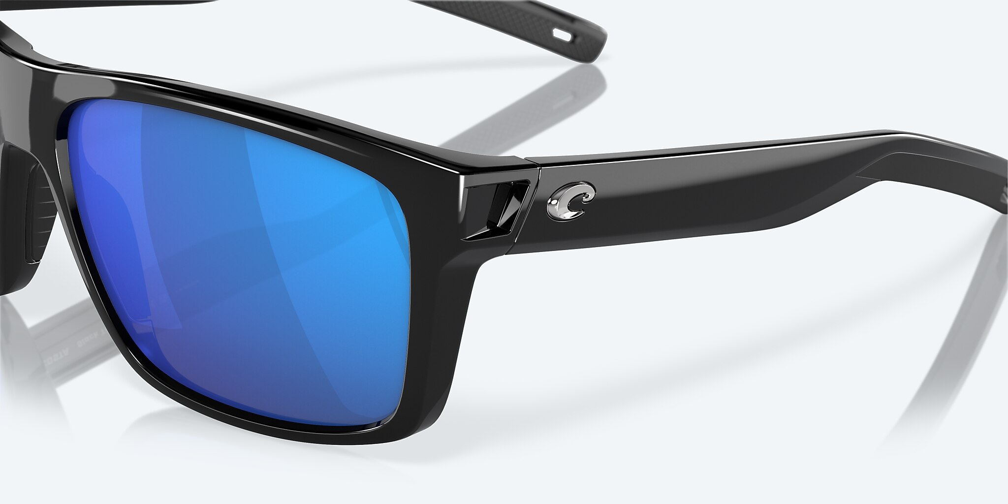 Lentes de Sol Costa Slack Tide XL (60-15) con Azul Espejeado lente y Negro Brillante montura Imagen 6 de 7