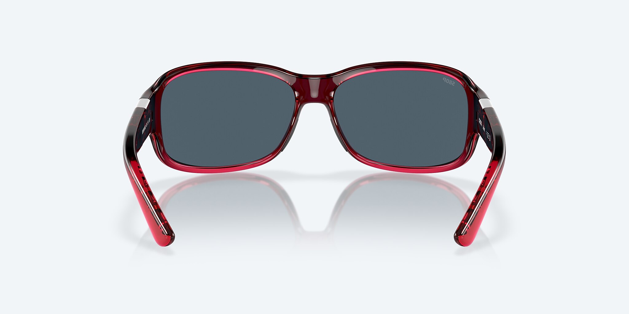 Lunettes de soleil Costa Inlet S (58-14) avec Gris verre et Dégradé grenat monture Image 4 de 7