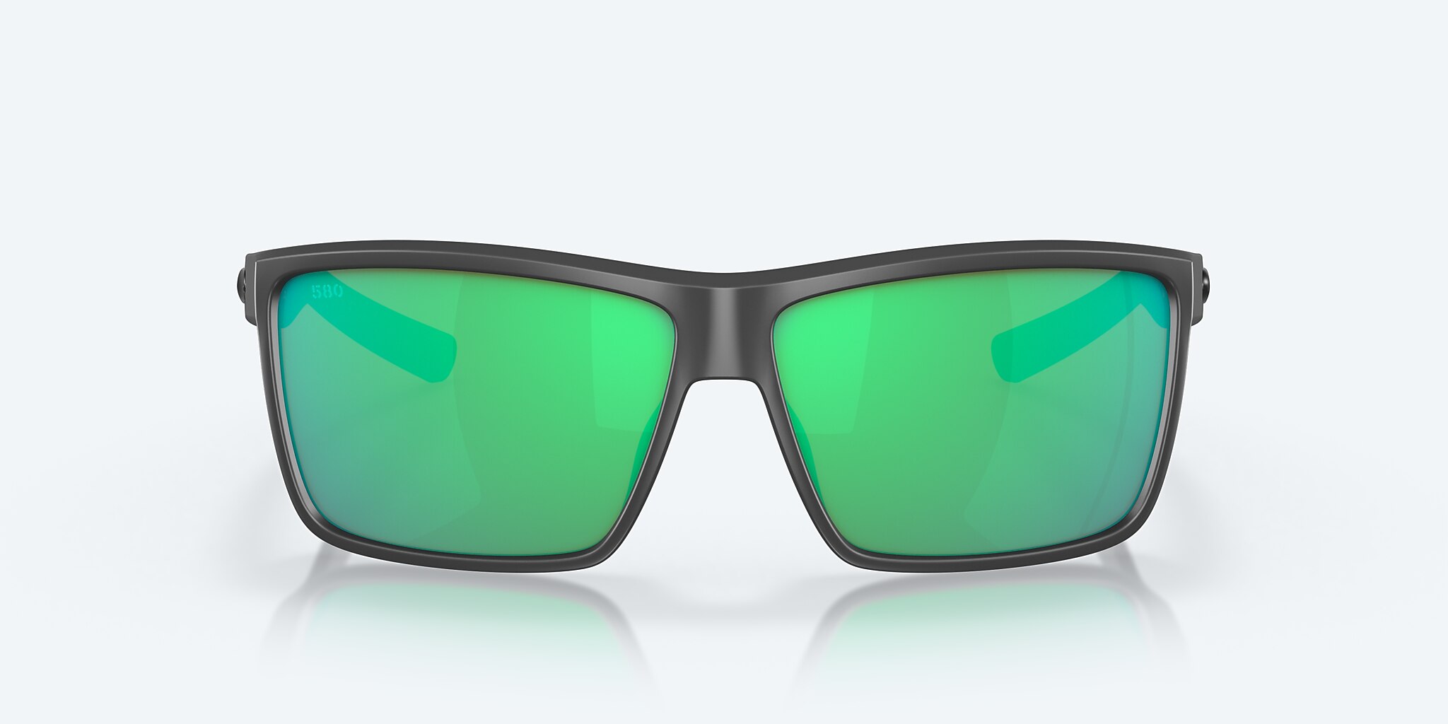Sunglasses Costa Rinconcito M (60-12) with Green Mirror lens and Matte Gray frame Image 2 of 8