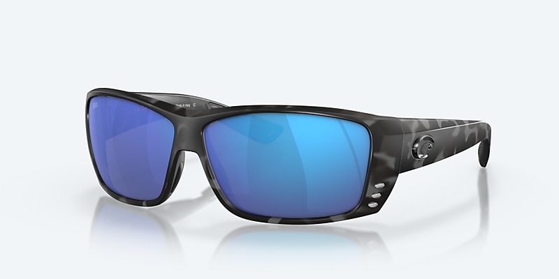 Sunglasses Costa Ocearch® Cat Cay M (61-10) with Blue Mirror lens and Tiger Shark Ocearch frame Image 1 of 7