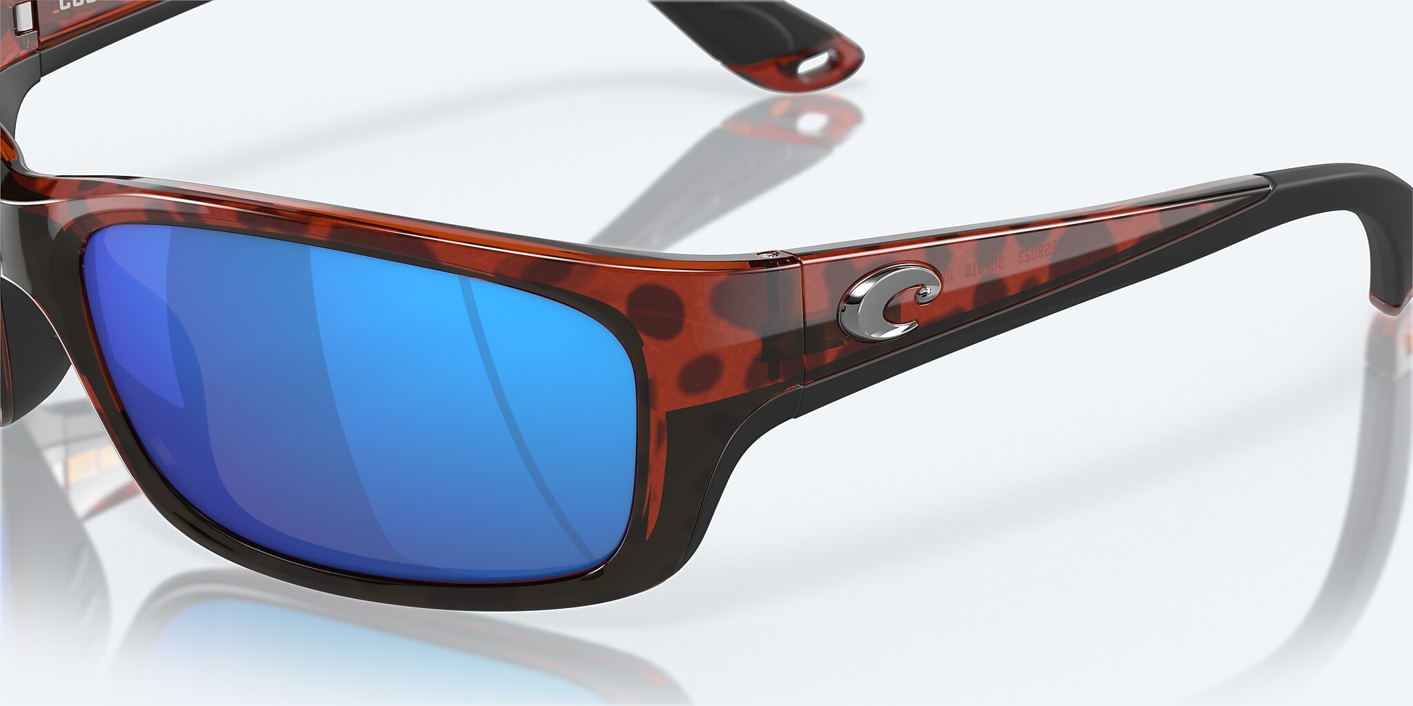 Sunglasses Costa Jose L (62-16) with Blue Mirror lens and Tortoise frame Image 6 of 8
