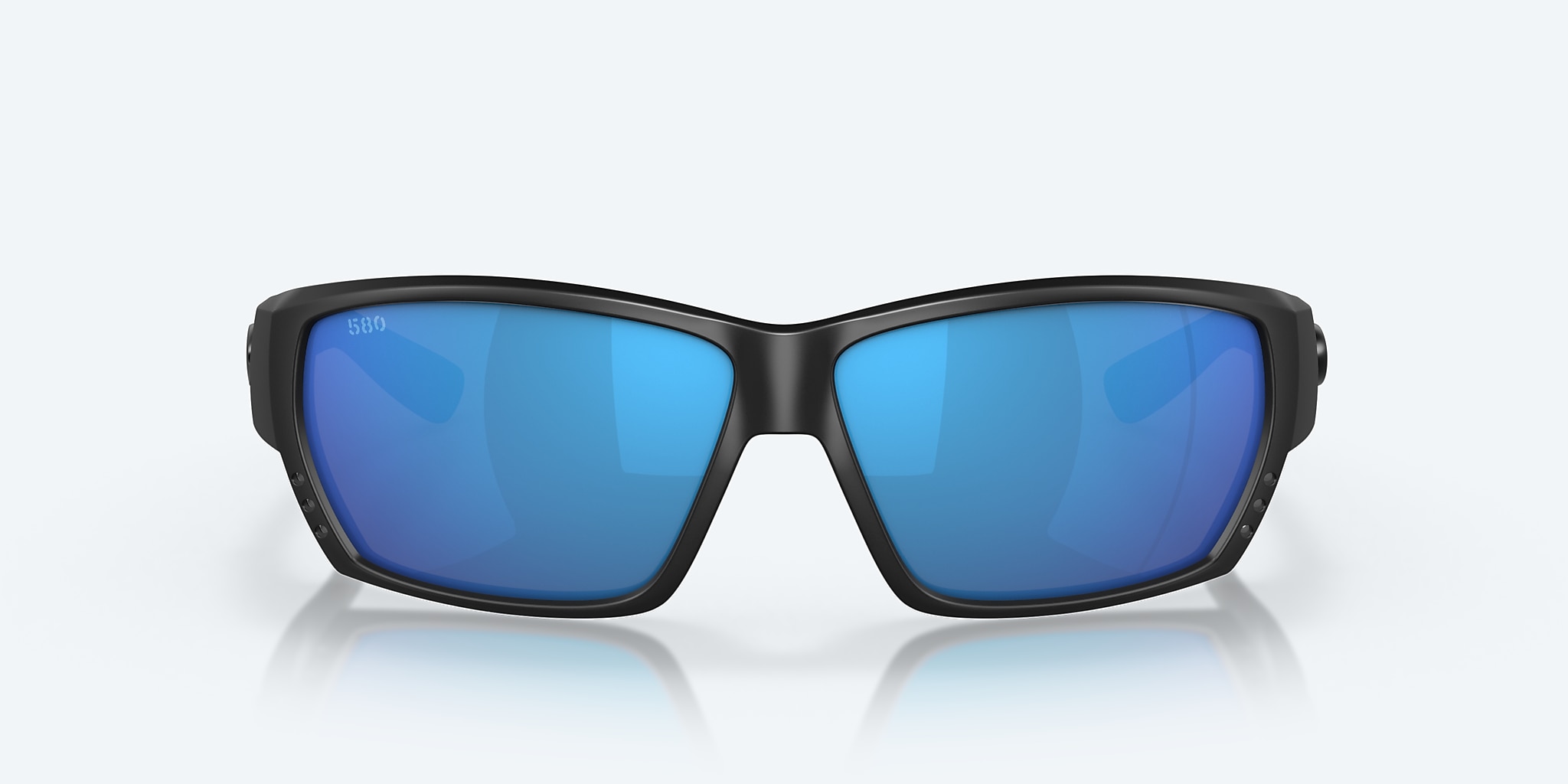 Sunglasses Costa Tuna Alley XL (62-11) with Blue Mirror lens and Blackout frame Image 2 of 7