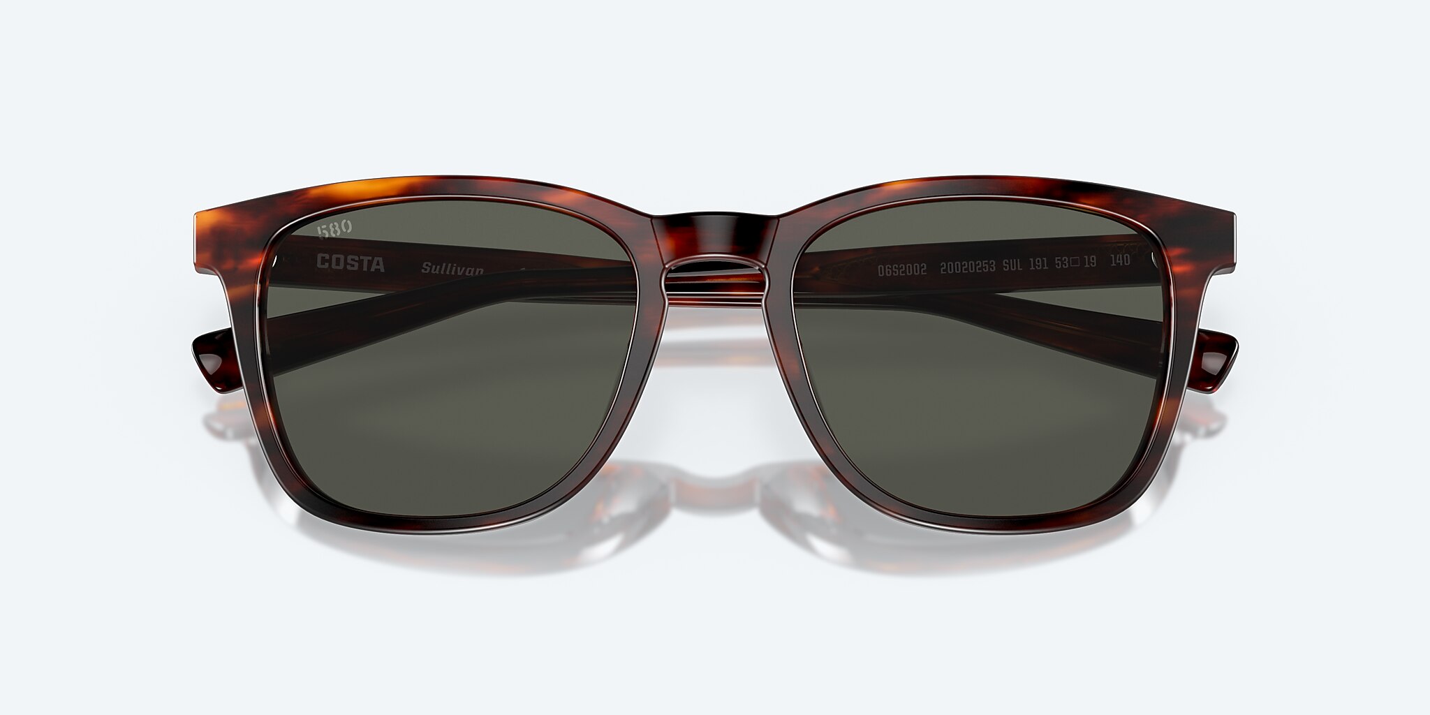Sunglasses Costa Sullivan M (53-19) with Gray lens and Matte Tortoise frame Image 5 of 8