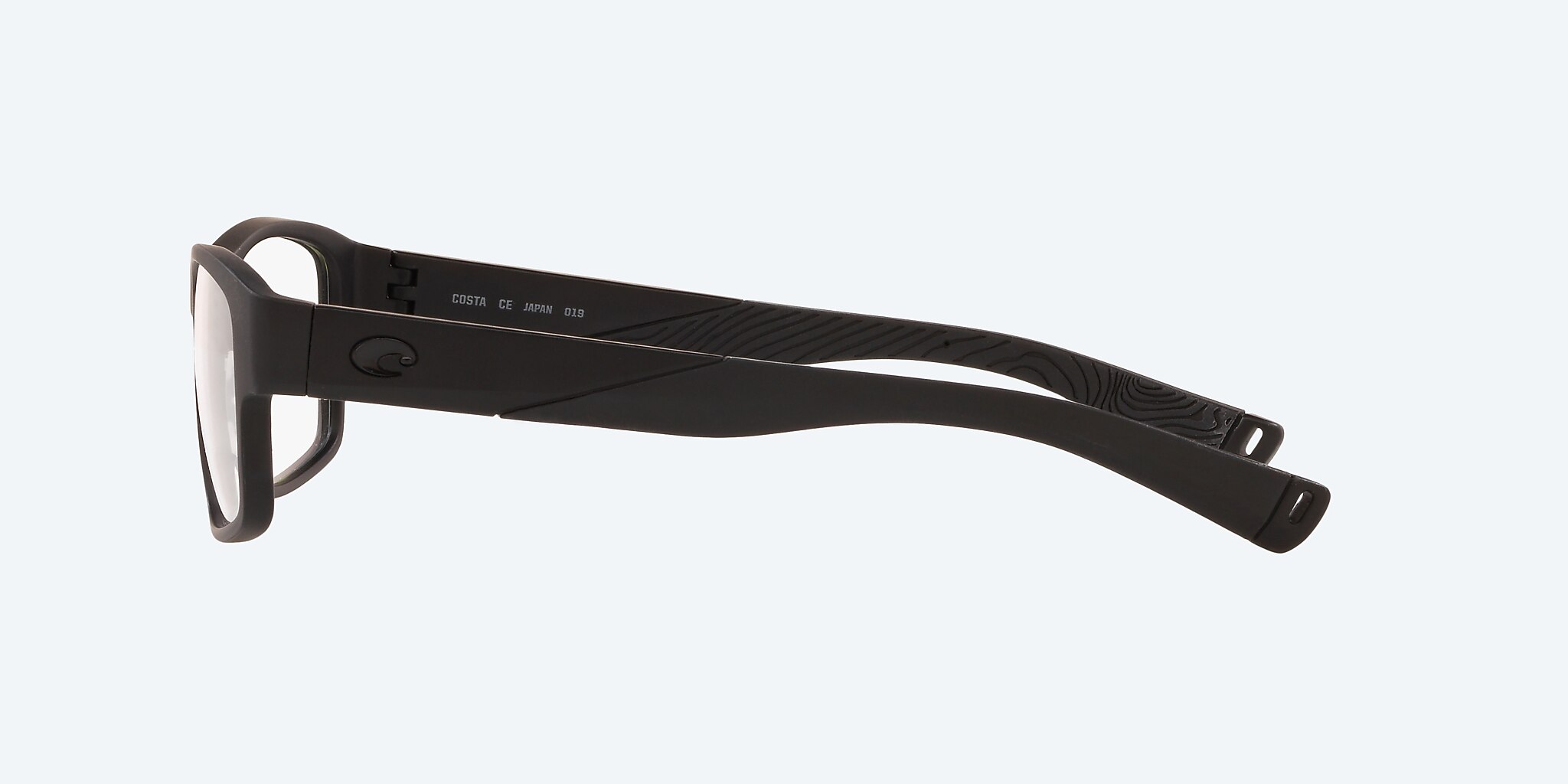 Eyeglasses Costa Ocean Ridge 301 L (54-16) with Demo Lens lens and Blackout frame Image 3 of 4