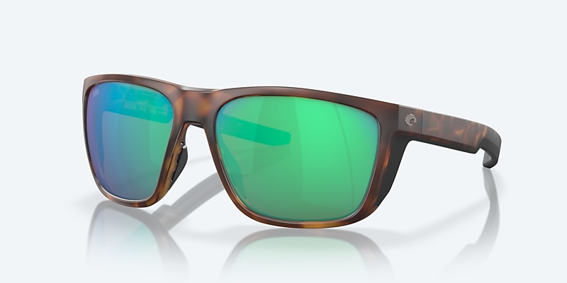 Sunglasses Costa Ferg L (59-16) with Green Mirror lens and Matte Tortoise frame Image 1 of 7