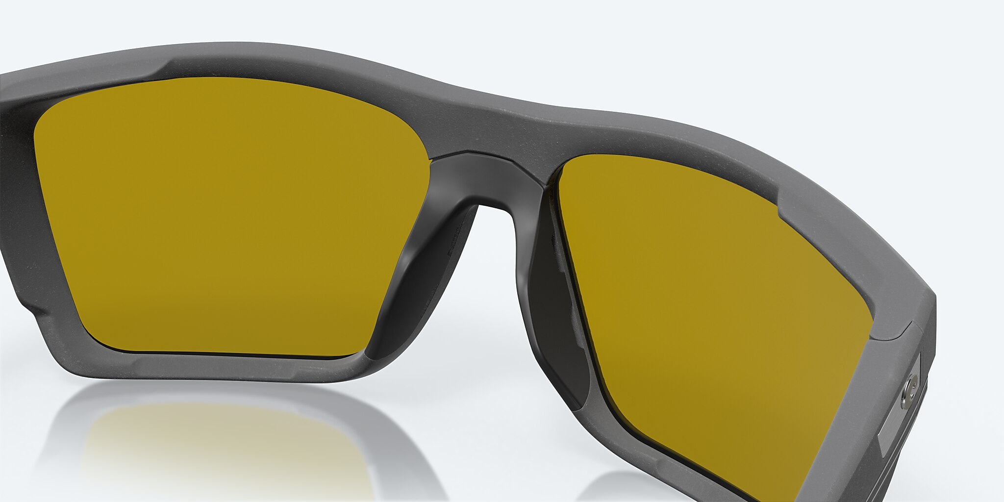 Sunglasses Costa Pargo L (61-17) with Sunrise Silver Mirror lens and Dark Gray frame Image 7 of 7