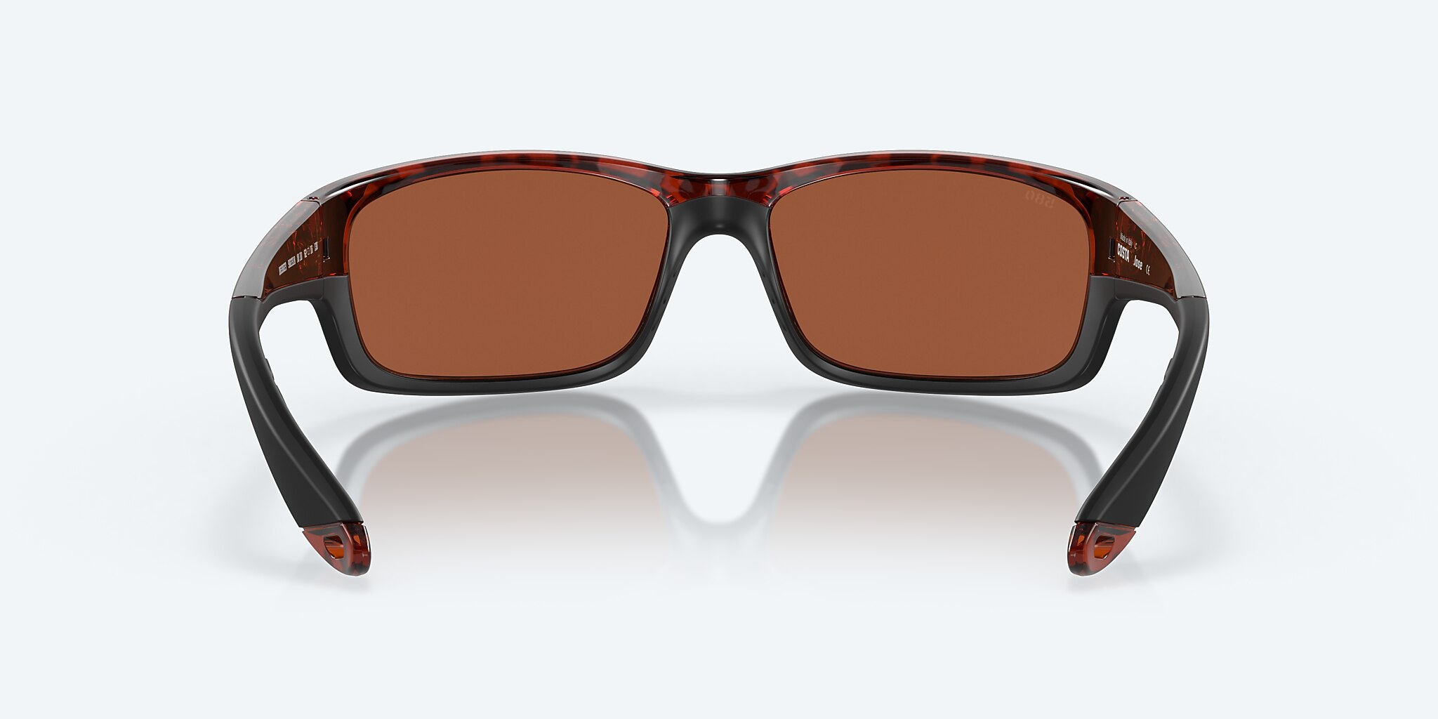Sunglasses Costa Jose L (62-16) with Green Mirror lens and Tortoise frame Image 4 of 8
