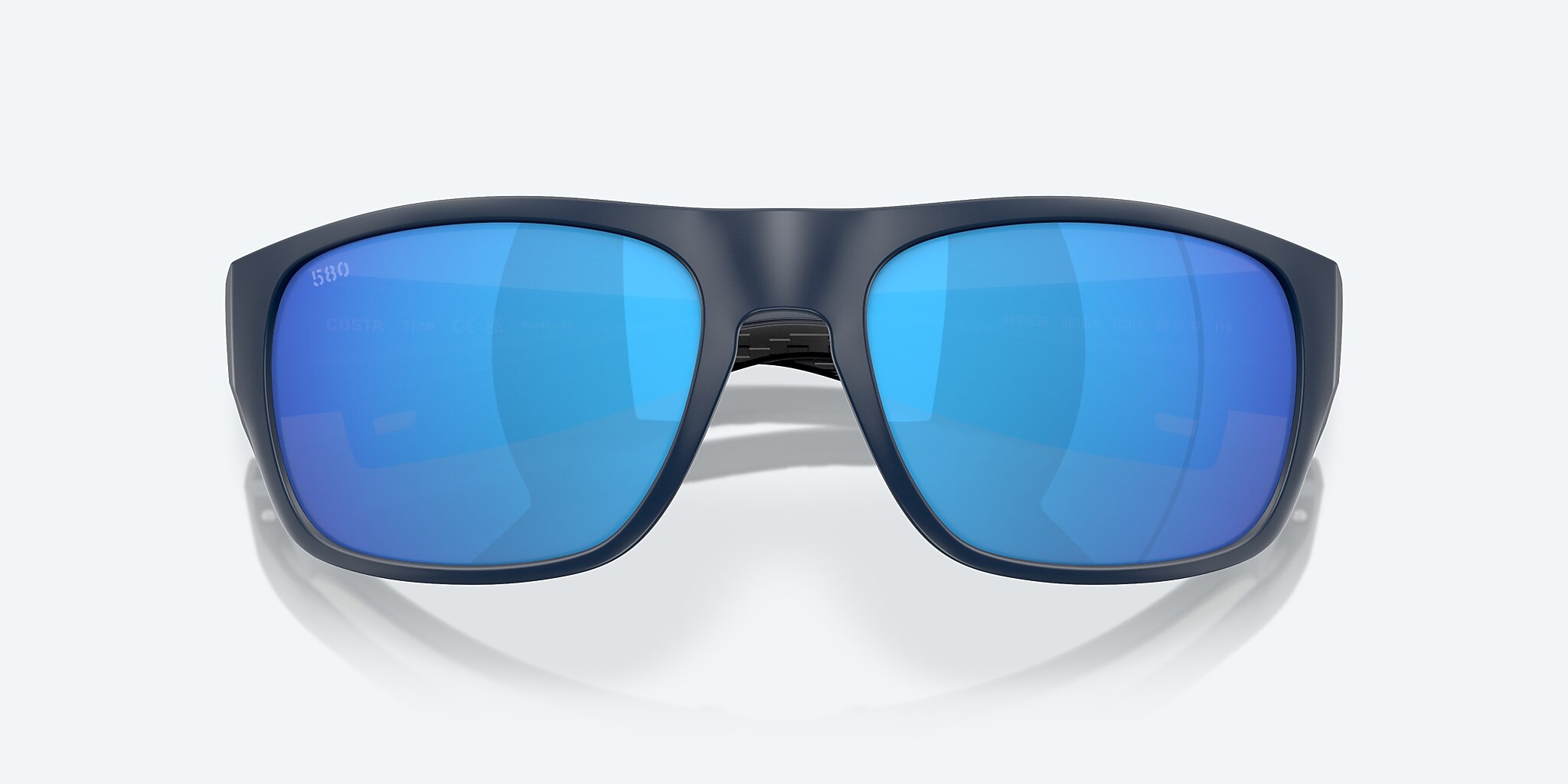 Sunglasses Costa Tico XL (60-17) with Blue Mirror lens and Midnight Blue frame Image 5 of 7