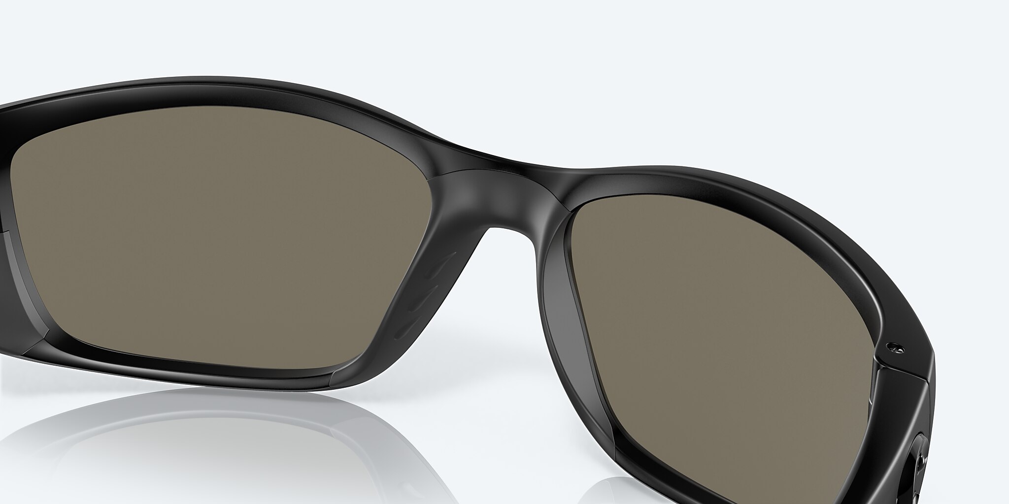 Sunglasses Costa Fisch XL (64-17) with Blue Mirror lens and Blackout frame Image 7 of 7